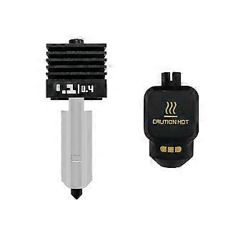 2er-Set Hotend für Bambu Lab X2D Standard Flow Hotend Düse, Hochtemperatur-gehärtete Stahldüse 0,4 mm 3D-Druckerteile