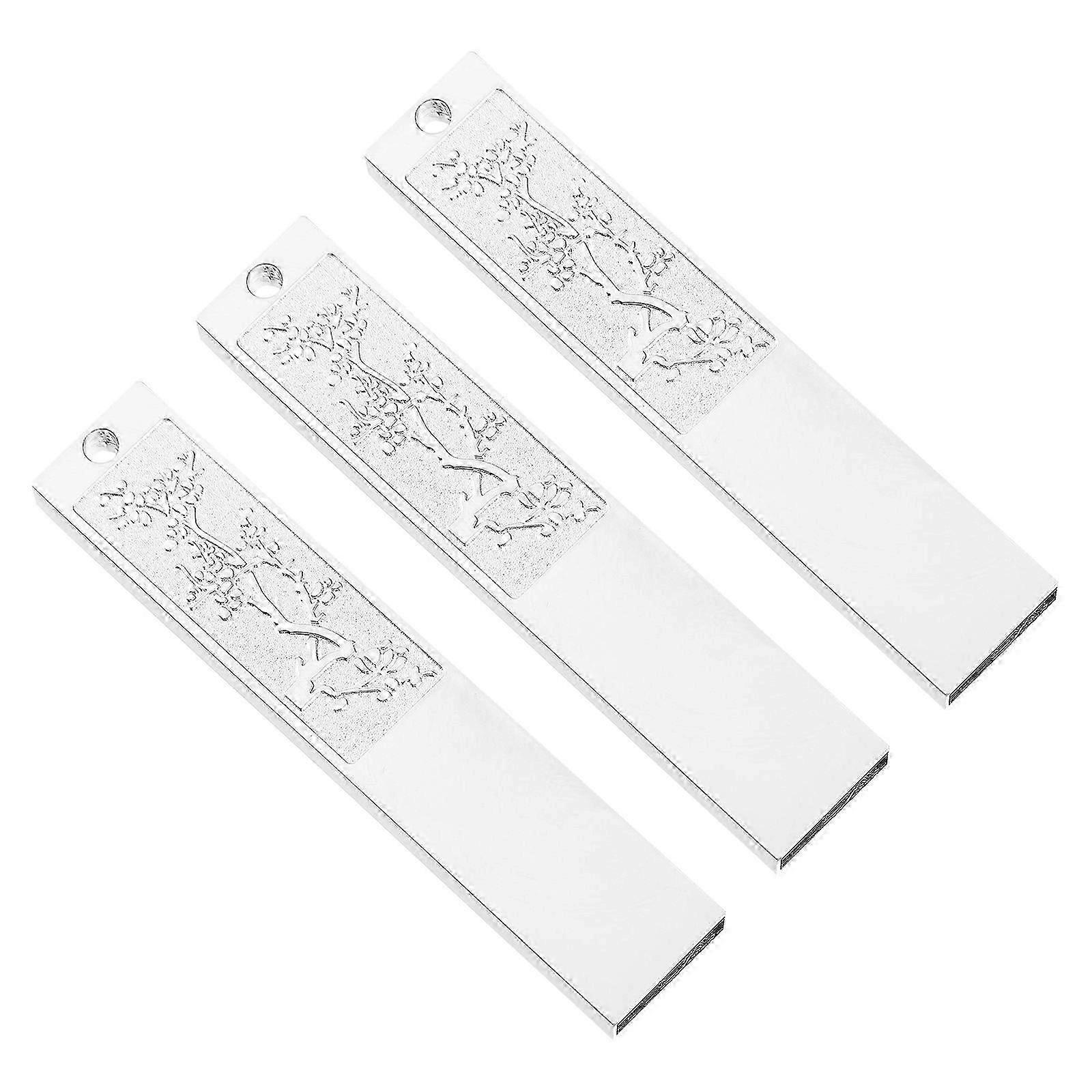 Silver USB Disk Shell for USB Flash Disk 3Pcs Plum Blossom Protective Case