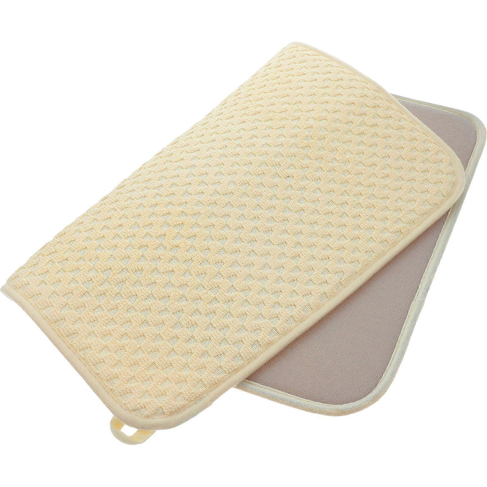 Kitchen Drying Mat Heat-Resistant Microfiber Dish Drying Mat