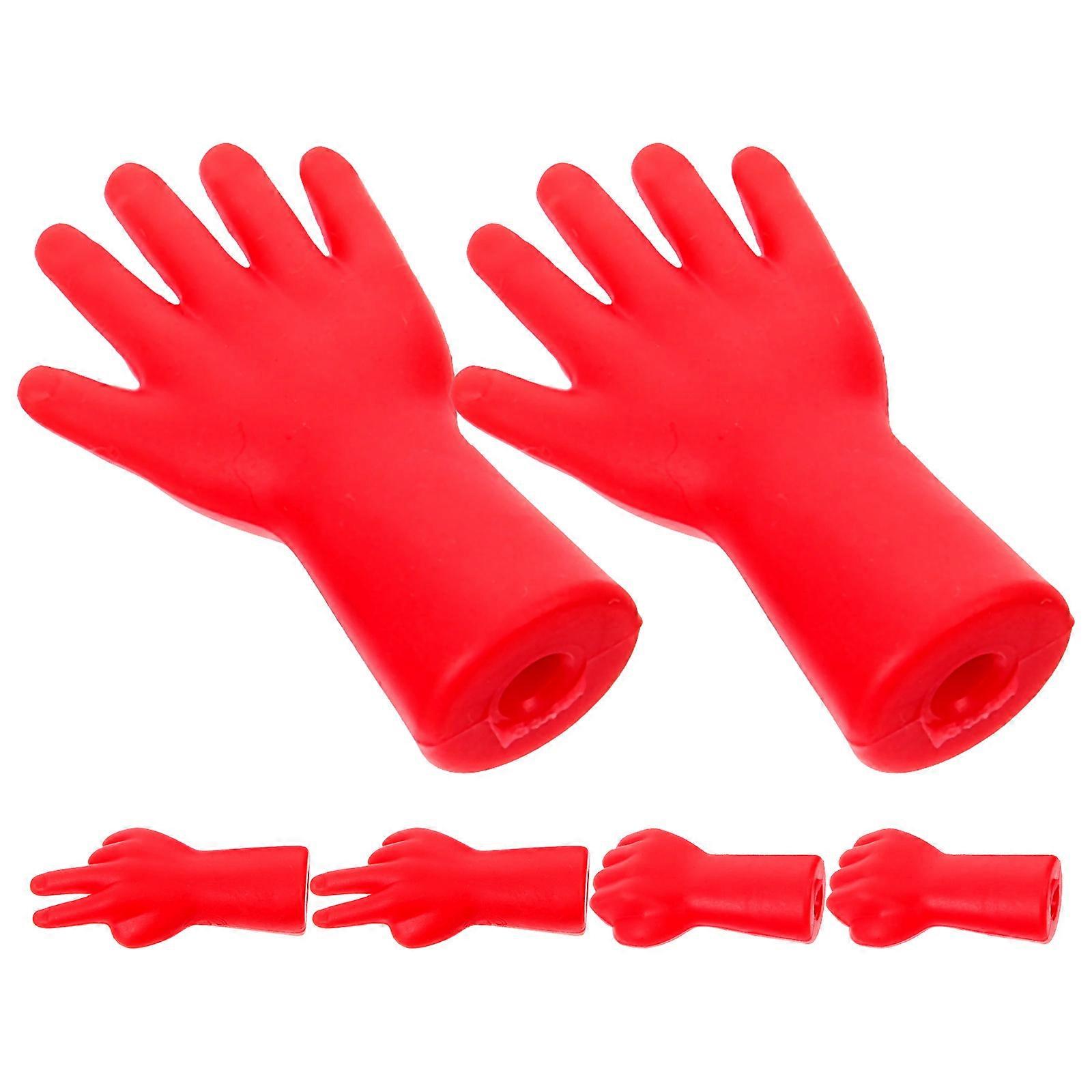 6pcs Needles Point Silicone Protector Knitting Needle Stoppers Needle Accessories