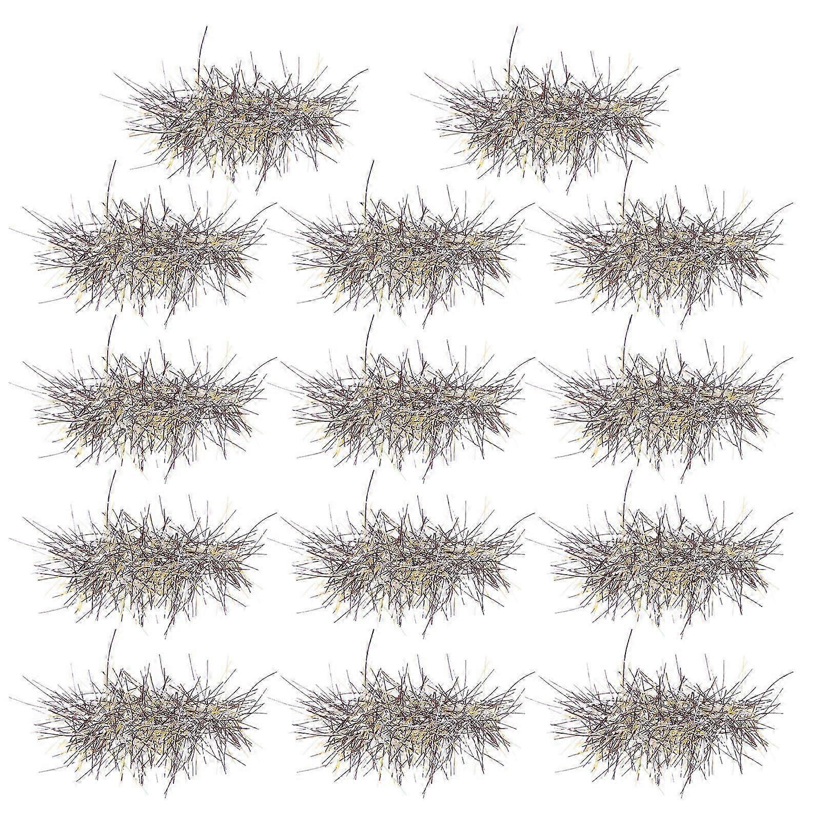 DIY Miniature Grass Tuft, Static Grass Cluster Decor for Sand Table, 4 Boxes
