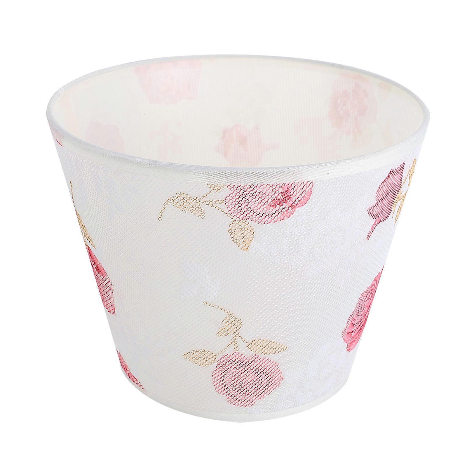 Flower Pattern Lamp Shade for Table Lamp Protective Cover