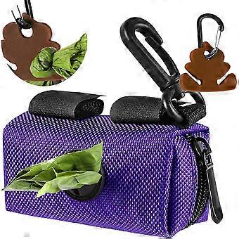 Dog Poop Bag Dispenser. Dog Waste Bag Holder Dog Waste Bags Dispensers With Hand Dog Poop Bag Plastic Holders (Poop Shape). Purple