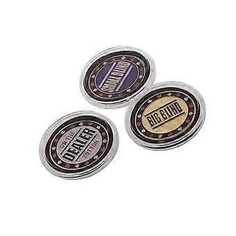 Professional for Poker Chip Set with 1 Dealer 1 Small Blind and 1 Big Blind Stylish and Durable