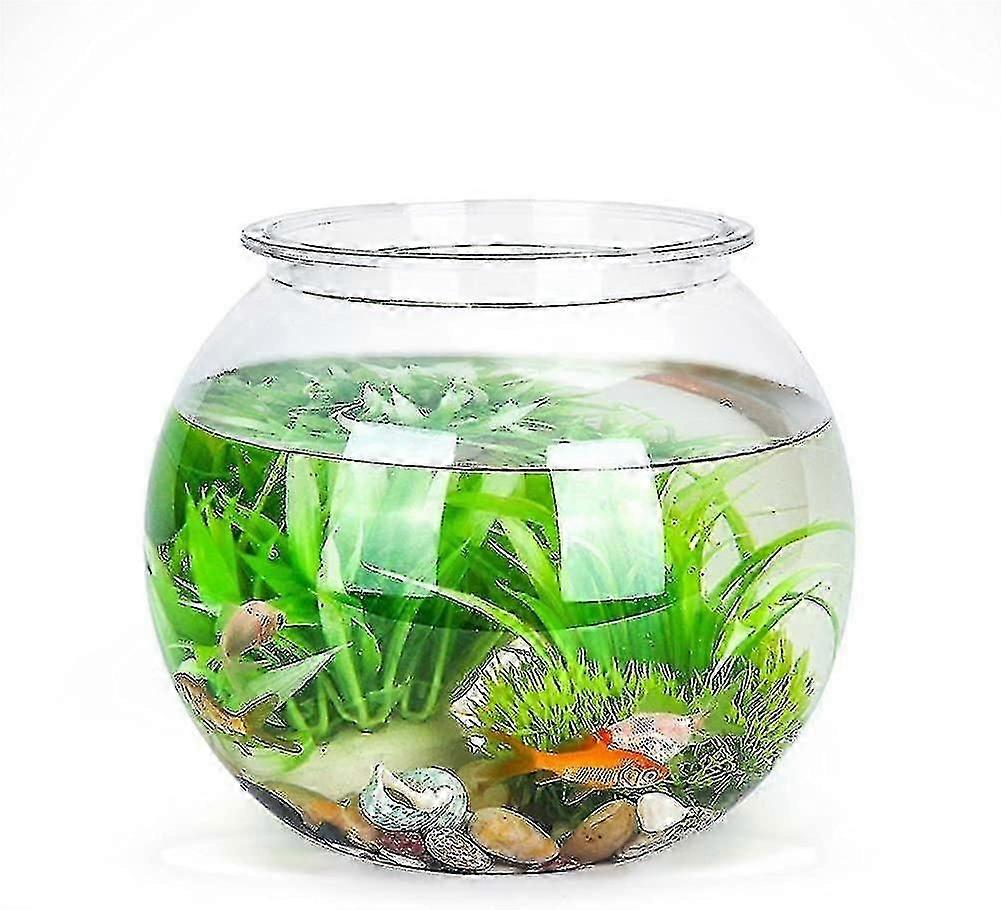 Acvariu. Rotund acvariu din plastic. 20 cm