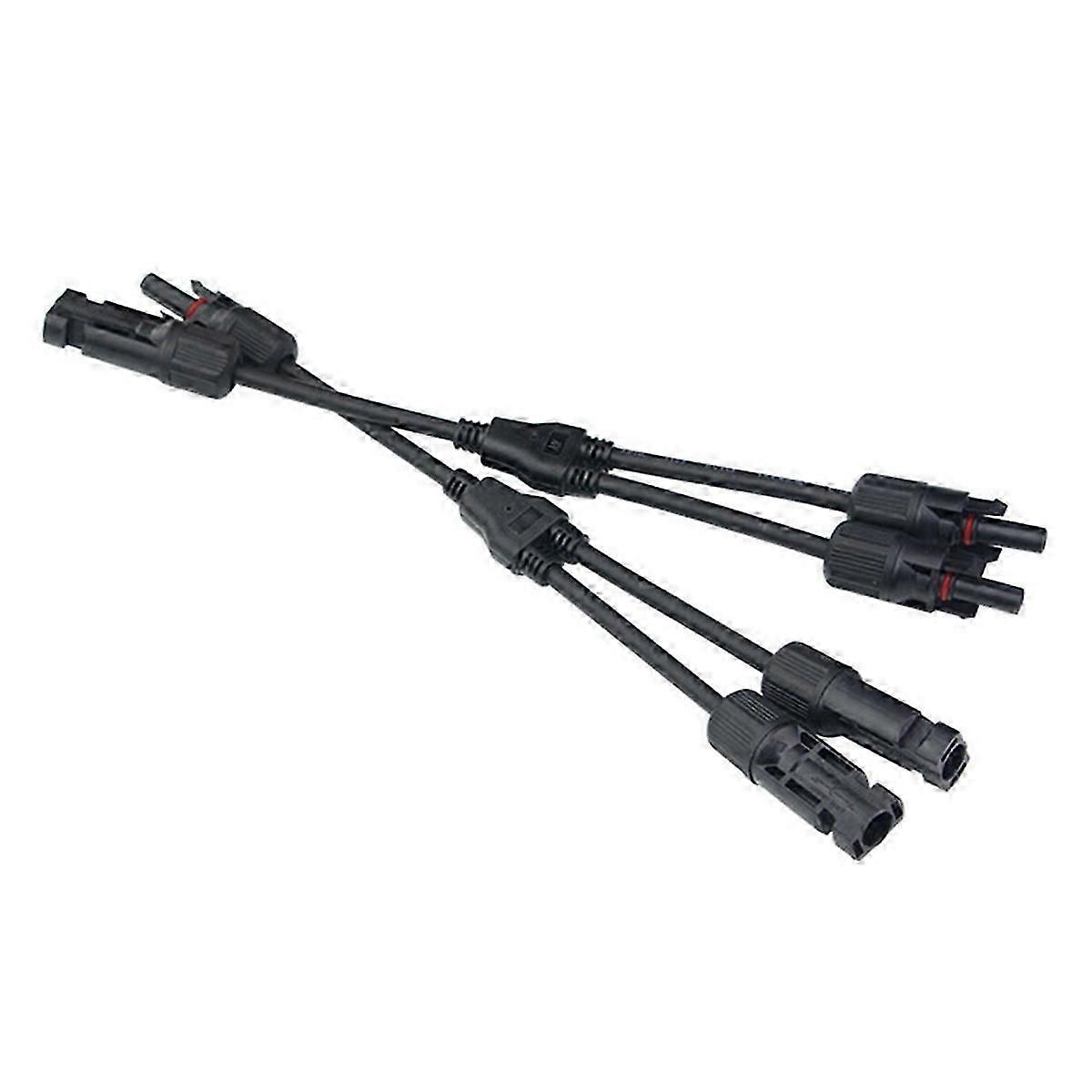 For Solar Panel Connector Y-Type 3-Way PV Panel Parallel Connection