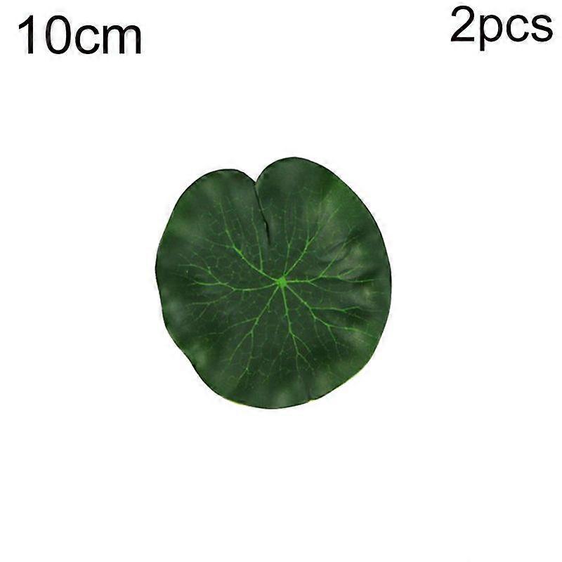 2Pcs Artificial Floating Lotus Garden Pond Pool Decor