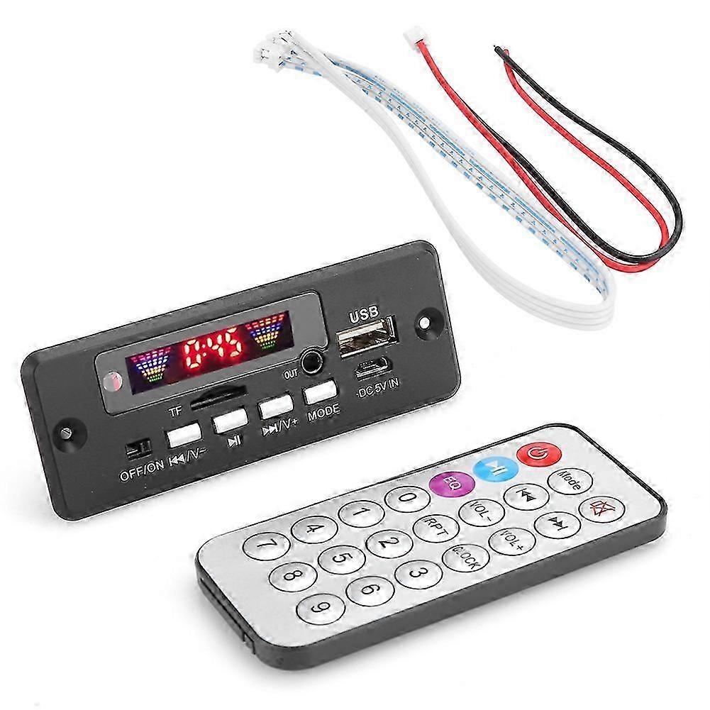 Bluetooth 5.0 Audio MP3 Decoder Board Module with Remote Controller Speaker Accessory_Special Gift