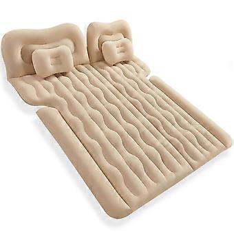 SUV Air Mattress for Lexus TX 350/Hybrid/PHEV 20242025, Builtin Pump Flocked Inflatable Car Bed for Camping and Travel, Beige