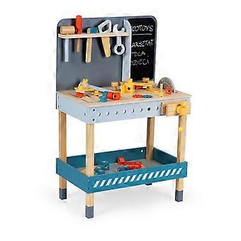 Wooden workshop with tools - 47 pcs. ecotoys