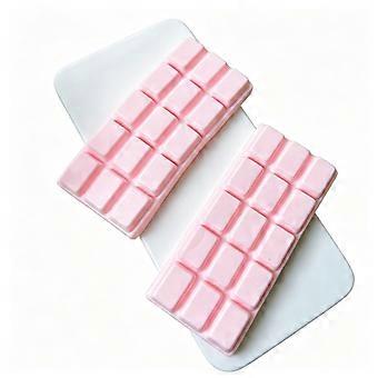 Pink Chocolate Bar Slow Rising Squishy Toy, Kawaii Squeeze Fidget for Stress Relief, Perfect for Party Favors & Cute Gifts