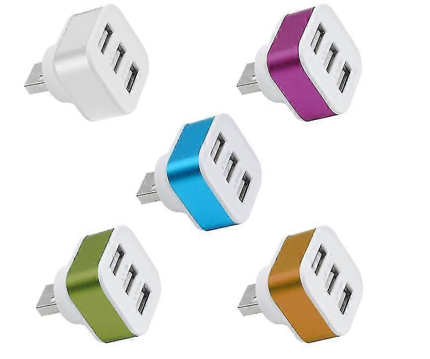 Extensor USB 2.0, divisor USB de 3 puertos, concentrador USB