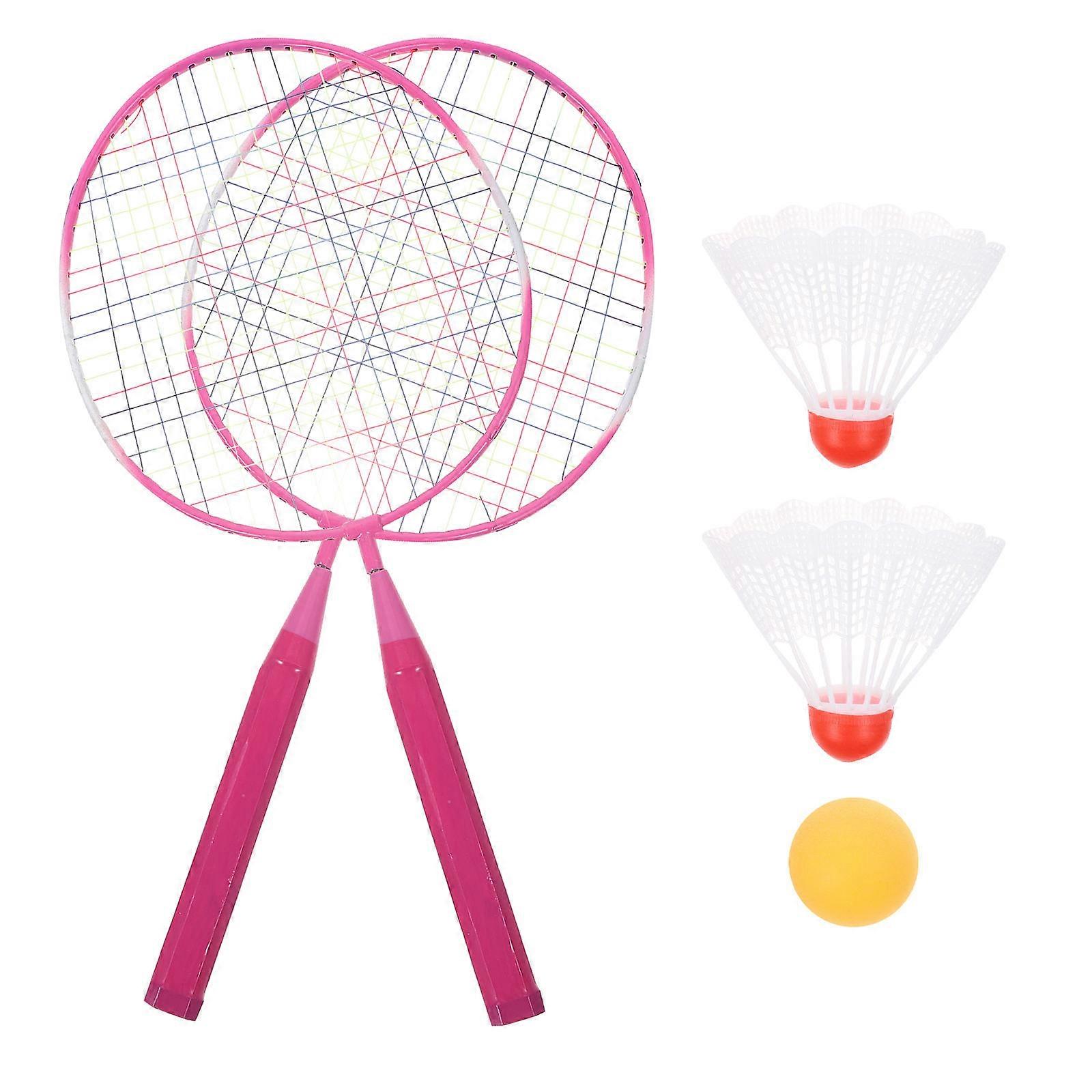 Badmintonracketleke for barn utendørs, 1 sett