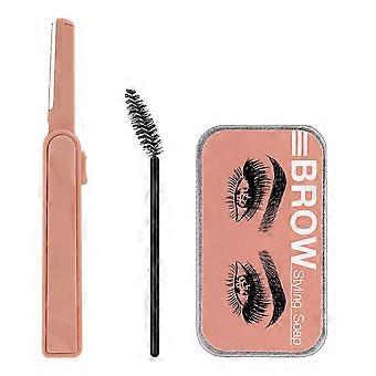 Assorted Color Eyebrow Gel Brows Styling Soap for Makeup 3Pcs Kit