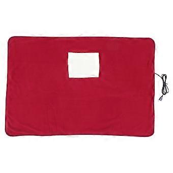 Comfortable Pet Heating Pad Pet Warm Heater Pet Sleeping Cushion for Home (Claret)