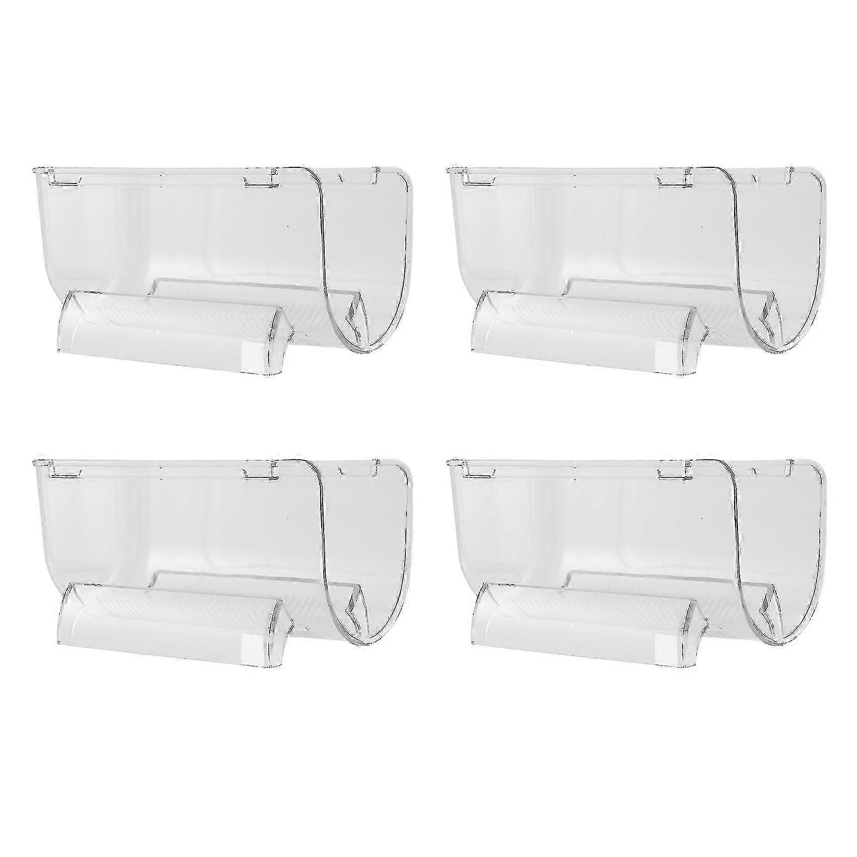 4pcs Refrirator H,clear Stackable Rack Stora Bottle Izer Wate