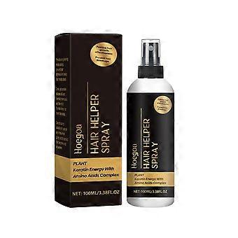 Spray capillaire nourrissant à la kératine, aux acides aminés de jojoba et aux protéines de soja hydrolysées, fortifie et hydrate