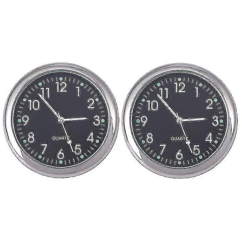 2pcs Car Clock Dashboard