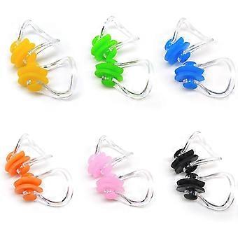 Waterproof Silicone Swimming Nose Clip Plugs for Adults Children Age 7+ (12 Pack)