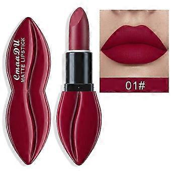 Batom de Veludo Fosco, Batom Antiaderente à Prova de Manchas de Longa Duração, Maquiagem de Tons Altamente Pigmentados, Gloss Labial Suave Maquiagem para Meninas an