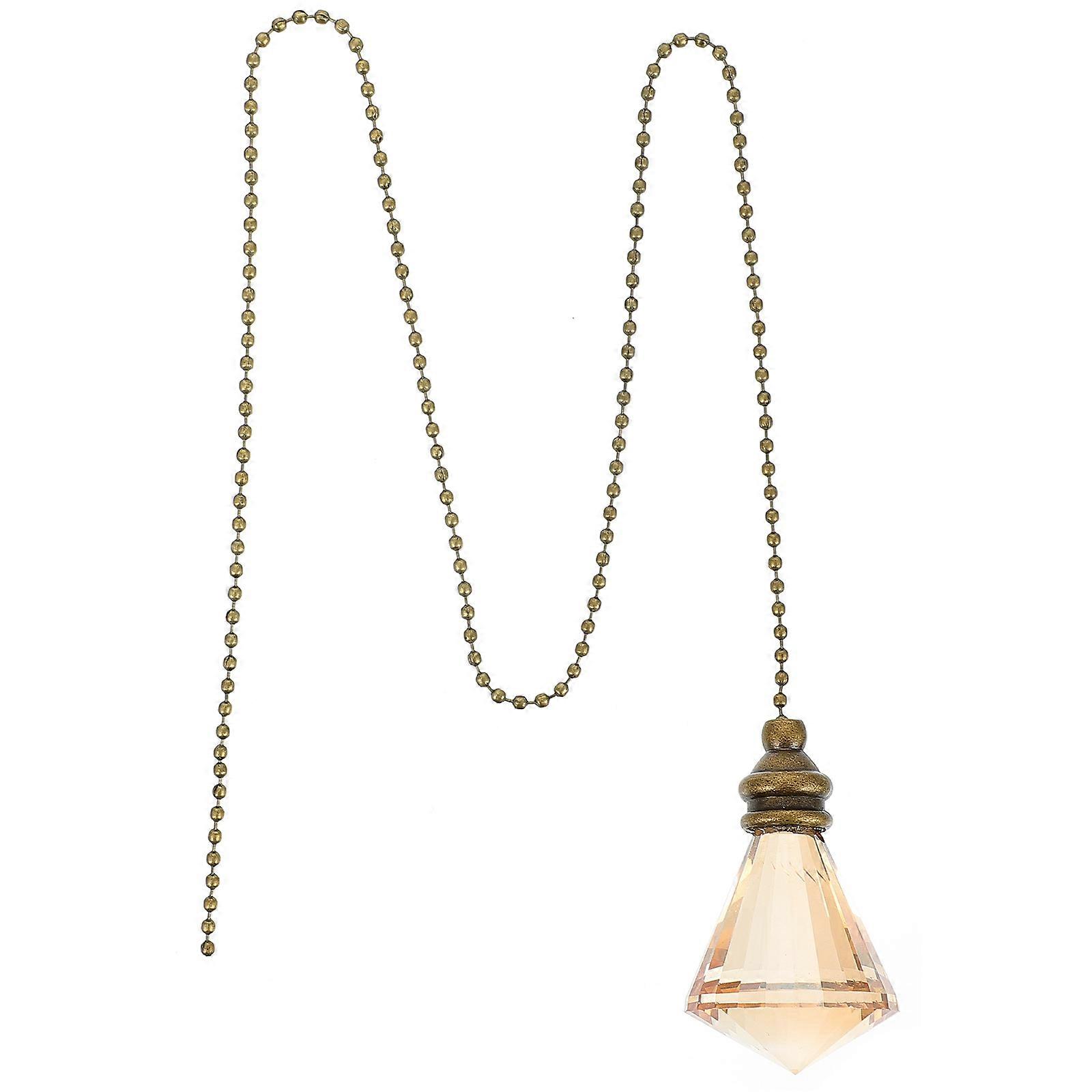 Light Pull Chain Pendant Glass Charm for Fan Pull Replacement