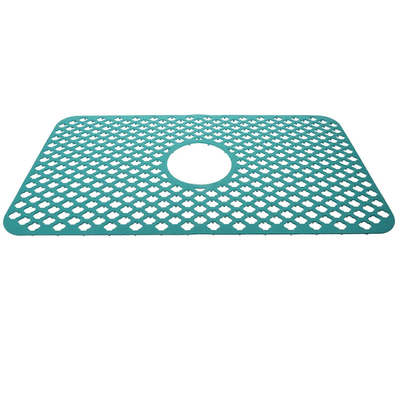 Kitchen Sink Protector Mat Silicone Draining Function for Home with 4Pcs