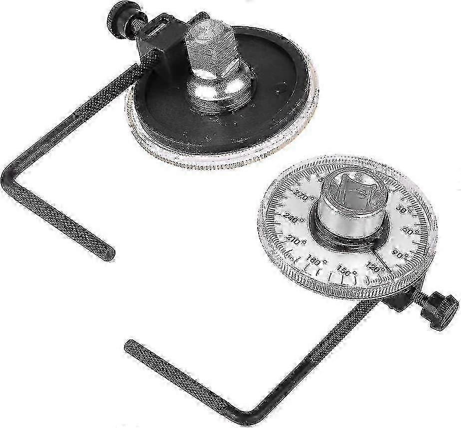 1/2 Inch Torque Angle Gauge, 1-360 Angle Range Torque Angle Wrench Tool2pcs