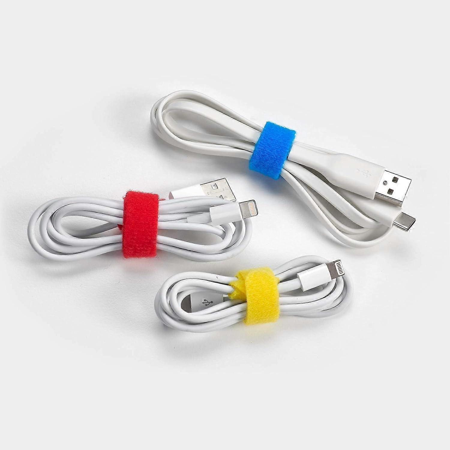 Self-Gripping Cable Ties by  Storage - 5" (50-pack) Multicolor
