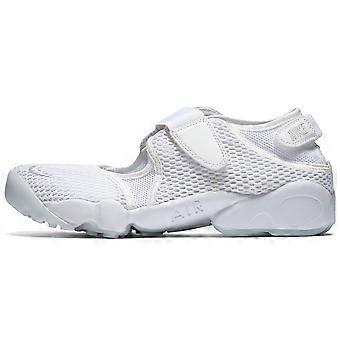 Sandalias de playa Nike Air Rift Breathe Mesh, de piel sintética, cómodas y transpirables, para mujer, color blanco 848386-100
