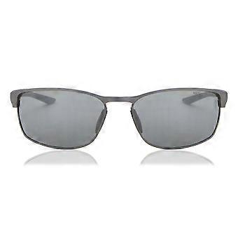 Nike MODERN METAL DZ7364 918 Full Rim Silver Men Rectangle Sunglasses UV3 Original