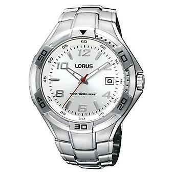 Lorus kellot kvartsi analoginen miesten katsella RXH95GX9 ruostumaton teräs ranne koru