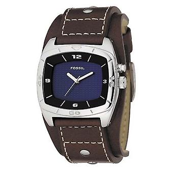 Fossil big tic Quartz Analog Man Watch with Cowhide Bracelet AM3695