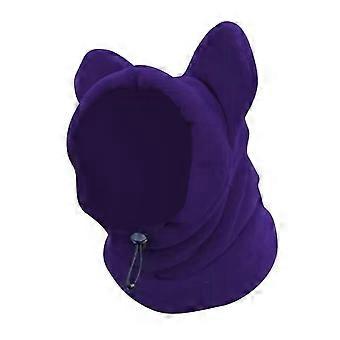 1 Pcs Soft Dog/s Fleece Bat Hat Warm Pet Headwear Dog Warmer Ears Hoodie Caps Headgear Supplies French Winter Hats
