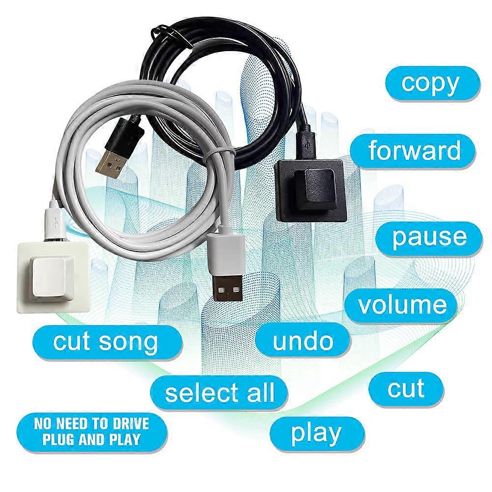 One Key USB Programmable Macro Keyboard Mini Keys One-key Shortcut Hot Mouse Button Copy Paste Keypad