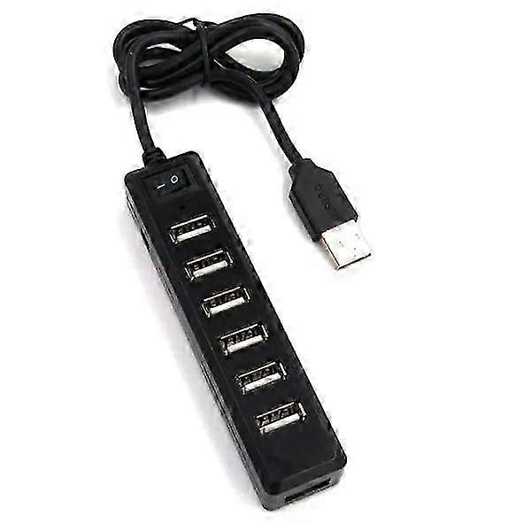 7-Port USB 2.0 Hub With Dual-Format Card Reader