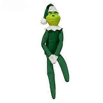 Julnisse-docka, anime-plyschleksak, figurer, julstrumpfspresent, dekoration för hylla, juldekoration, pyssel, prydnad, lämplig för flickor och pojkar.
