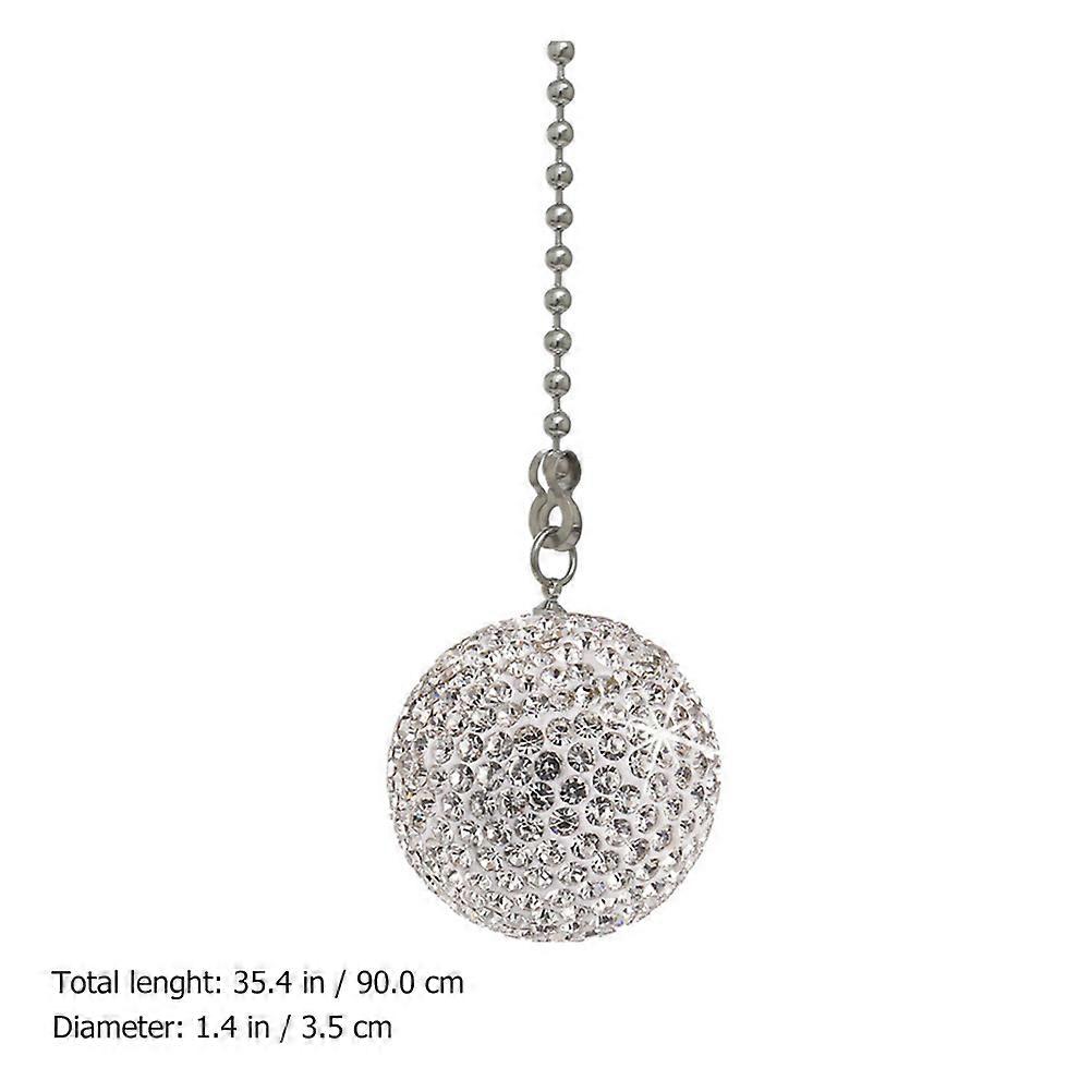 Ceiling Fan Pull Chain Beaded Ball Switch for Ceiling Light Use 1Set