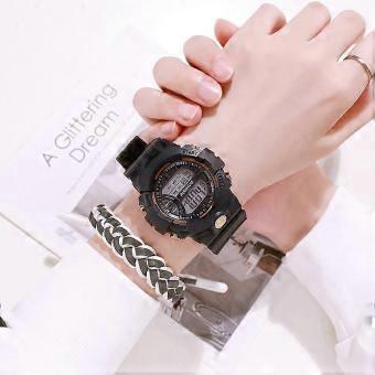 Children and youth couples fashion sports multi-function electronic watch