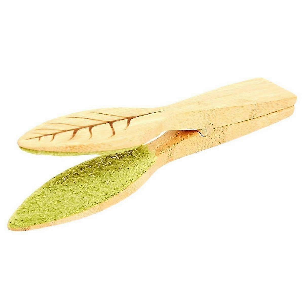 Natural Bamboo Leaf Cleaning Tongs