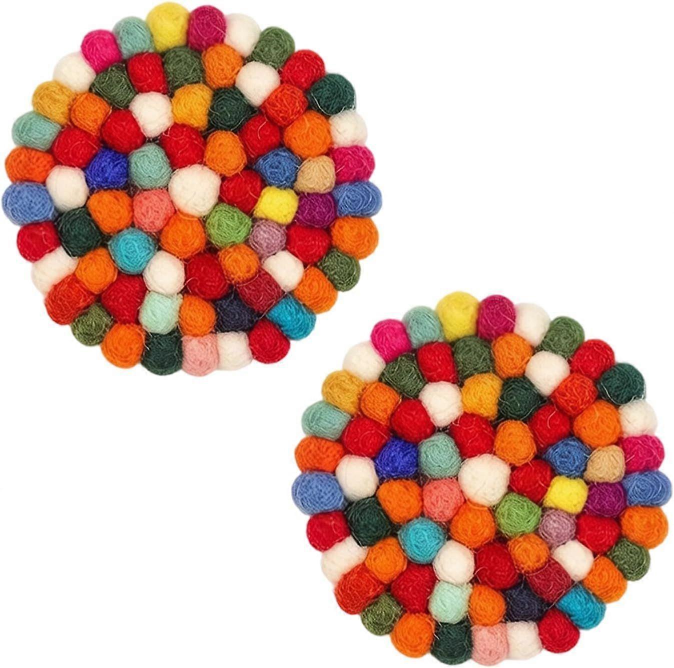 Felt Trivet Pair 10cm Kitchen Protector