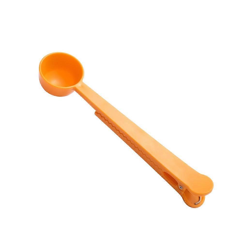 Freshness-Sealing Spoon Clip Orange