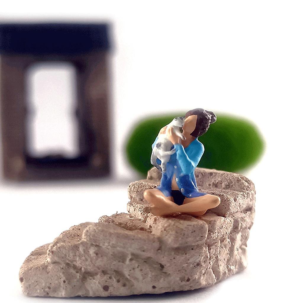 Figurines Ferme Réalistes Pour Train Miniature – Personnages Peints à La Main, Lot De Diverses Tailles
