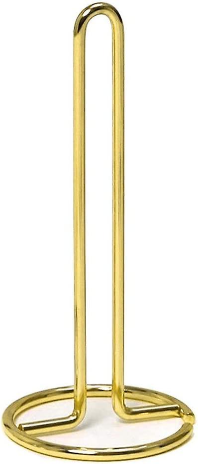 Gold Stainless Steel Portable Kitchen Roll Holder