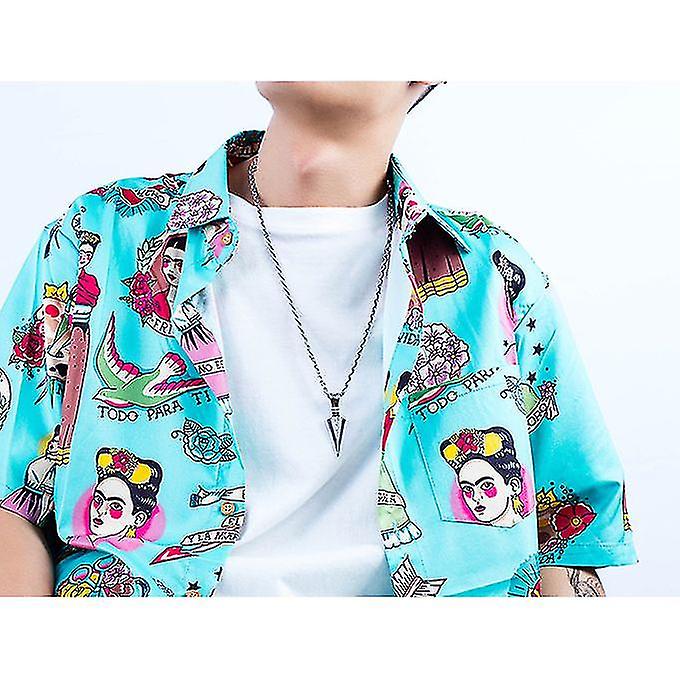 Hombre Mate Punta punta de flecha Collar colgante largo