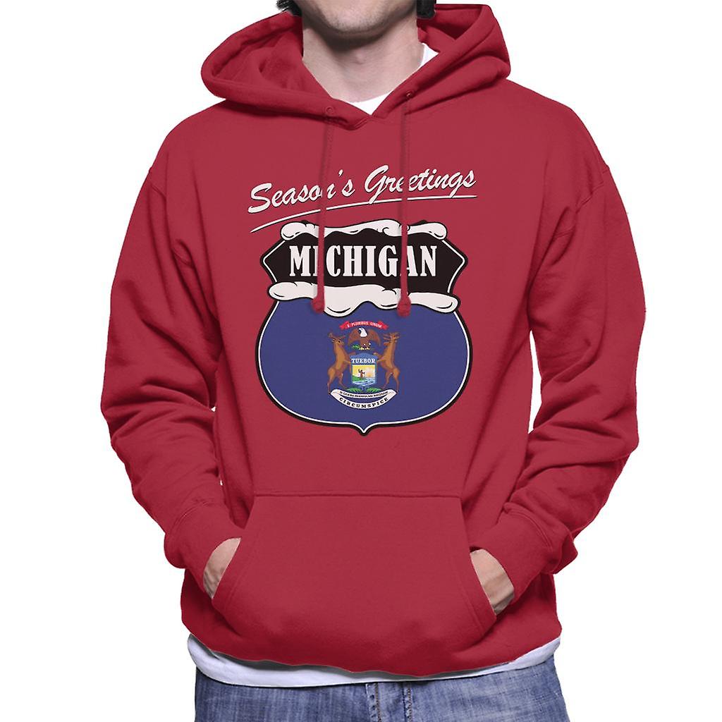 Seasons moletom com capuz Saudações Michigan MASC
