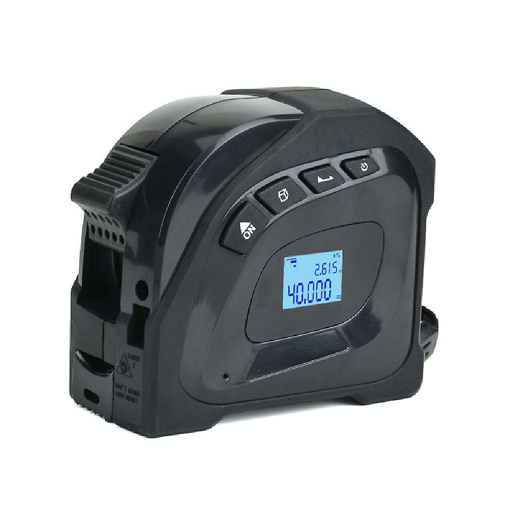 2in1 Laser Rangefinder 5m Tape Measure Ruler Lcd Display