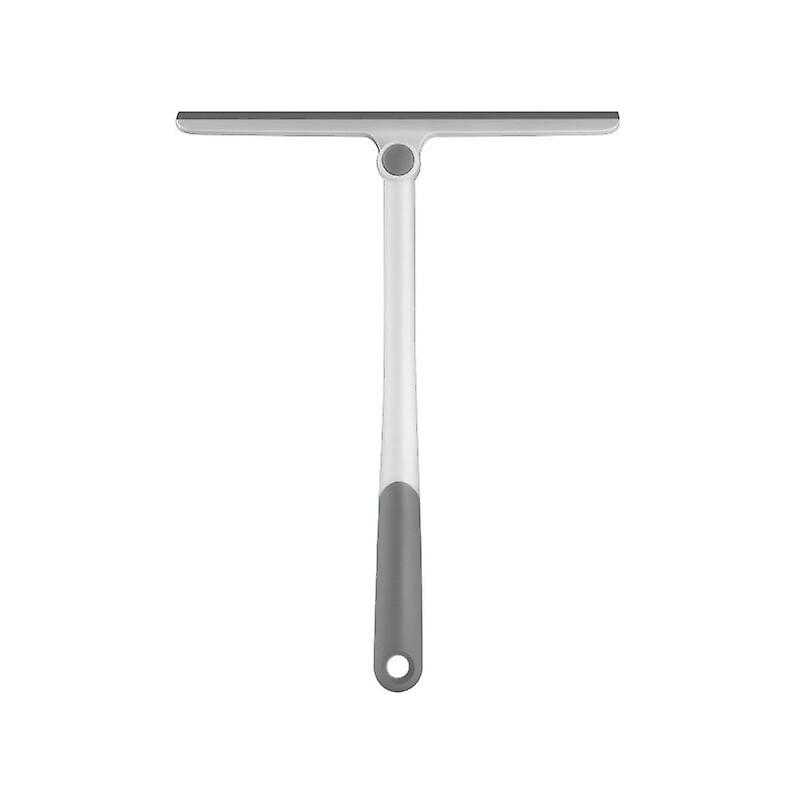Shower Squeegee with Long Handle Window Squeegee with Hole Household Cleaning Tools - Gray