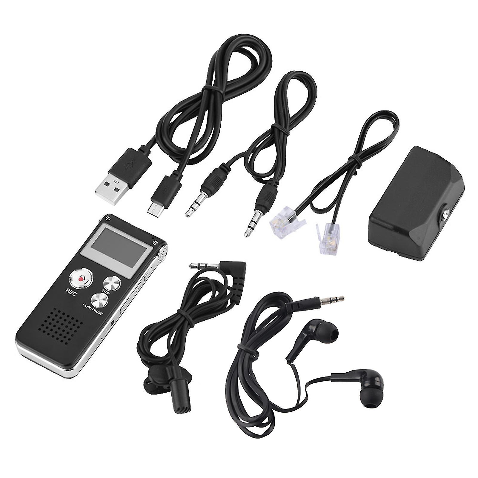 Registratore vocale digitale ad alta definizione Penna di registrazione audio 8g Lcd