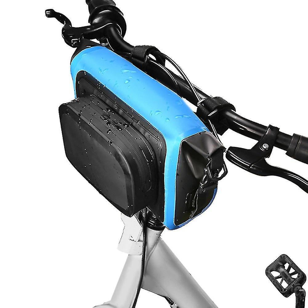 Waterproof Bike Bag Large Capacity Multifunctional Front Bicycle Bag Cycling Handlebar Pannier Mtb B