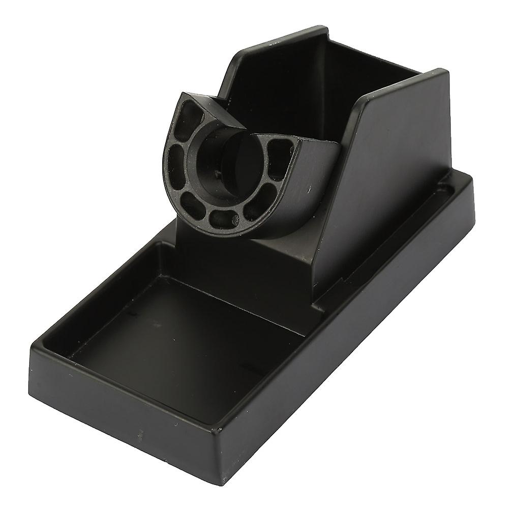 Black Aluminum Alloy Soldering Iron Station Stand Holder with Large Heat Dissipation Bracket